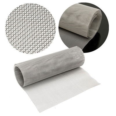 Larghezza 10mm-3000mm Acido e alcalino resistente rete di filo tessuto personalizzabile resistenza al fuoco realizzato da filo in acciaio inossidabile