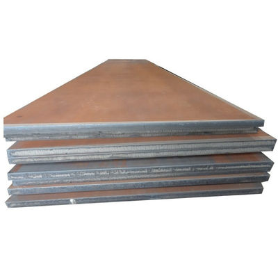 Placca di acciaio al carbonio laminata a caldo ad alta plasticità per saldatura, perforazione, taglio, piegatura, decollatura, non e lunghezza 2000 mm-6000 mm