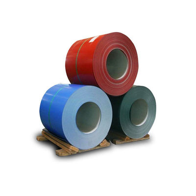 Servizio di taglio 700-1200MM Larghezza bobina in acciaio rivestita a colori galvanizzata a freddo bobina PPGI/PPGL per disegni in rilievo e 275GSM