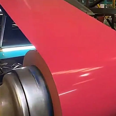 Full Hard 0,12-6mm Color Coated Steel Coil PPGI Coil per materiali da costruzione