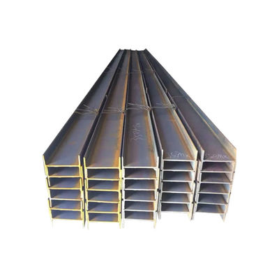 Dimensioni personalizzate H BEAM ASTM JIS BS EN Standard A36 A572 A992 S235jr J0 J2 S355jr Trave universale per costruzioni